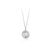 Pendant Roberto Giannotti Woman Chiama Angeli in Silver Zircone SFA138 - SFA138